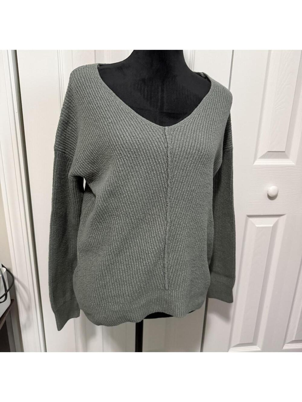 Ruby Moon Women's Green and Khaki Jumper